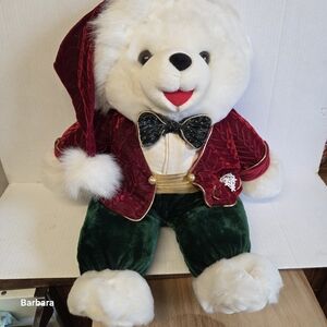 Vintage 2002 Dan Dee Collector's Choice "Snowflake Teddy" Plush Toy